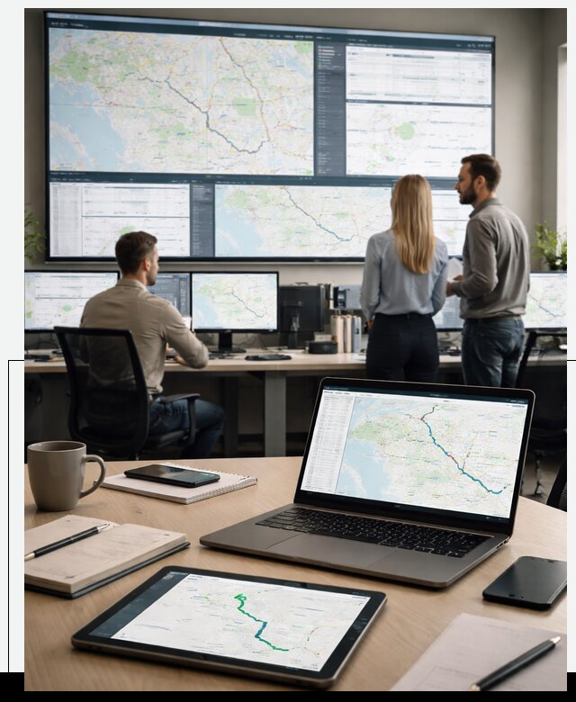 Трекинг грузов и Fleet Management, мониторинг автопарка в Новошахтинске