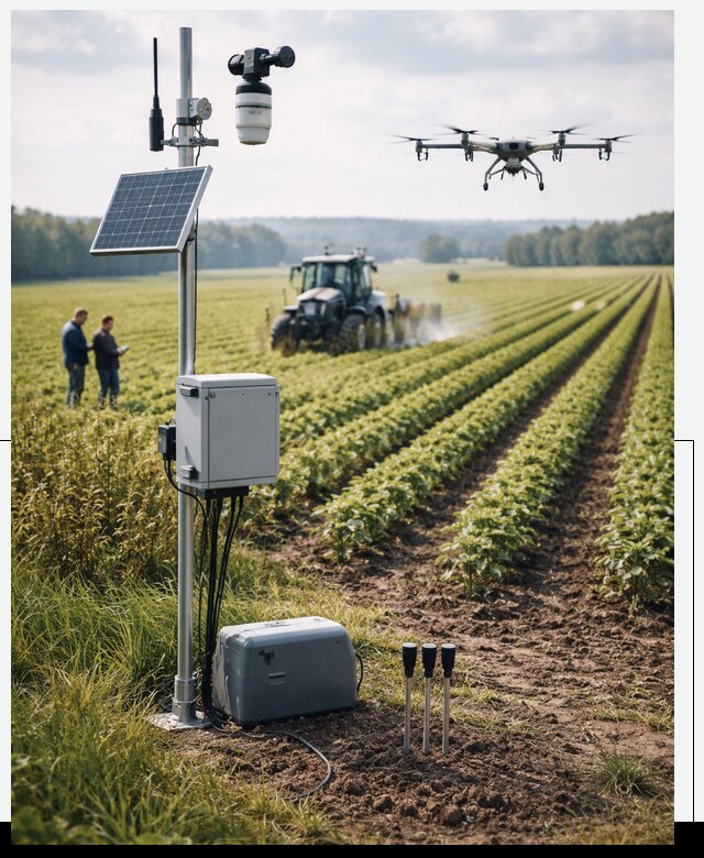 Разработка IoT мониторинга полей в Новошахтинске от 8854 р. | АвикейНвш